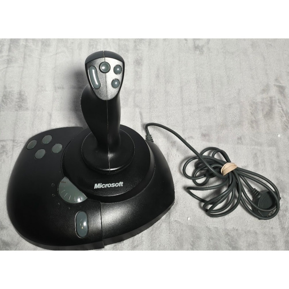 Microsoft SideWinder 3D Pro Plus Joystick‎ Flight Controller 15-Pin Game Port PC